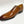 Crocodile Embossed Calfskin Lace-Up Oxford Cognac