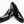 Patent Leather Lace-Up Oxford Black