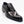 Patent Leather Lace-Up Oxford Black