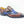 Load image into Gallery viewer, Burnished Calfskin Slip-On Spectator Monkstrap Shoe Brown/Blue
