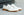 Burnished Leather Lace-Up Shoe White