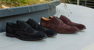 Suede Lace-Up Shoe Brown