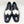 Load image into Gallery viewer, Burnished Leather Lace-Up Shoe Black/White
