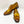 Burnished Leather Lace-Up Shoe Tan/Cognac