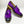 Calfskin Slip-On Tasseled Loafer Purple
