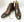 Burnished Calfskin Lace-Up Boot Brown