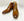 Burnished Calfskin Lace-Up Boot Cognac
