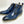 Burnished Calfskin Lace-Up Boot Navy