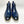 Load image into Gallery viewer, Burnished Calfskin Lace-Up Boot Navy
