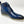 Burnished Calfskin Lace-Up Boot Navy