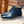 Burnished Calfskin Lace-Up Boot Navy