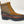 Burnished Calfskin & Suede Slip-On Boot Brown