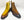 Burnished Calfskin & Suede Slip-On Boot Cognac/Yellow