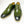 Burnished Calfskin Lace-Up Shoe Green