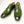 Load image into Gallery viewer, Burnished Calfskin Lace-Up Shoe Green
