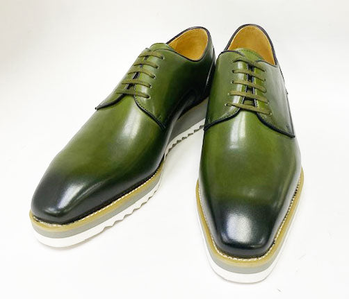 Olive green formal shoes best sale