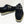 Suede Slip-On Double Buckle Shoe Black