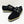 Suede Slip-On Double Buckle Shoe Black