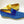 Canvas & Calfskin Slip-On Penny Loafer Blue