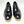 Burnished Calfskin Lace-Up Shoe Black