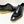 Burnished Calfskin Lace-Up Shoe Black