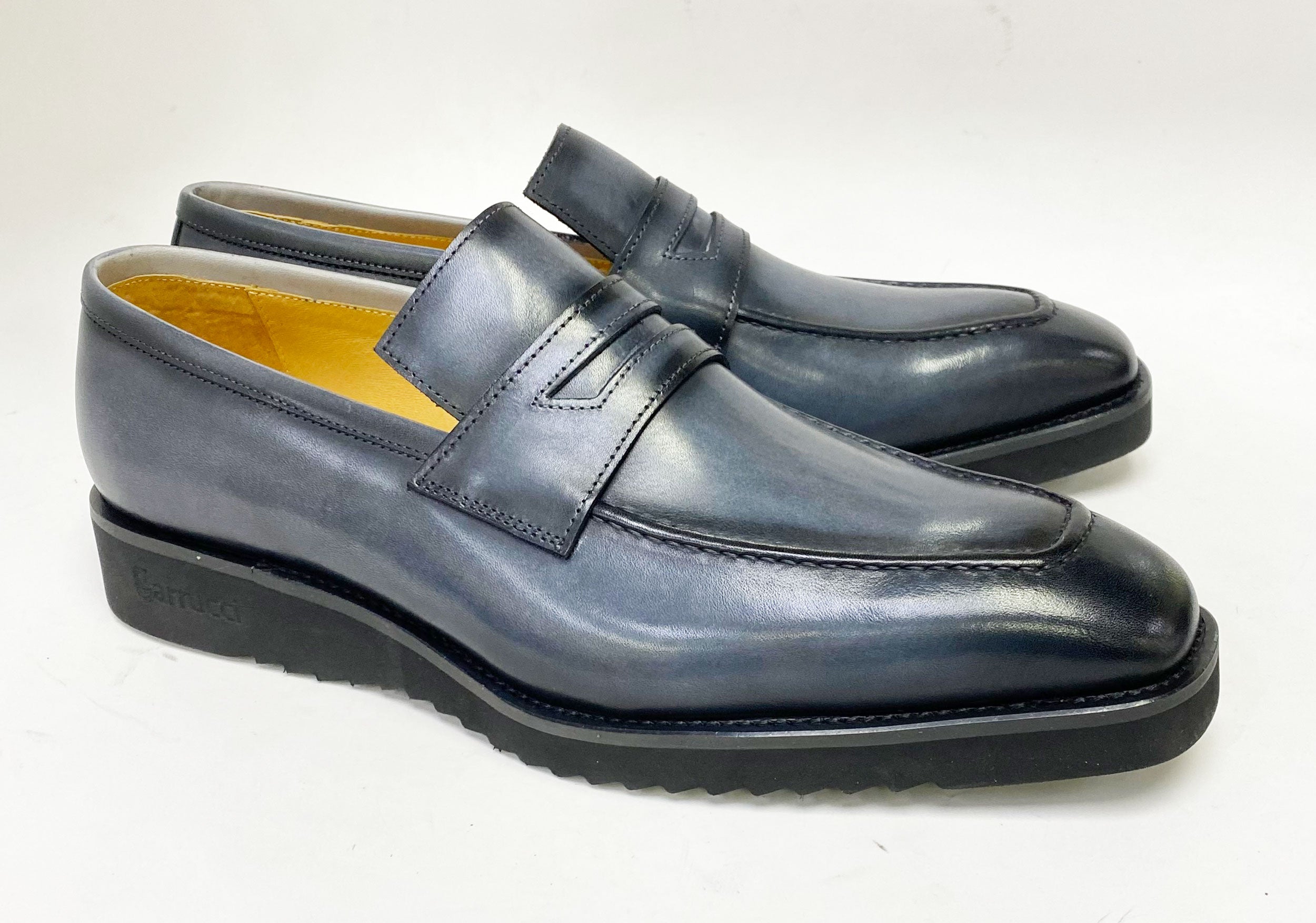 Project Cece  Terrane Brushed Nutmeg Brown Leather Loafers