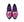 Corrente Calfskin & Suede Lace-Up Oxford Purple