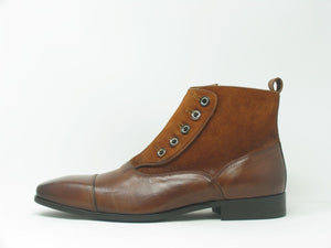 Calfskin Slip-On Boot Brown