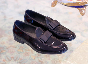Patent Leather Formal Loafer Black