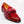 Load image into Gallery viewer, Patent Leather &amp; Suede Slip-On Loafer Red
