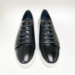 Calfskin Lace-Up Sneaker Black
