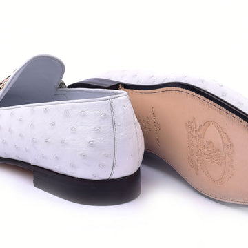 C02205-5405 Genuine Ostrich- White