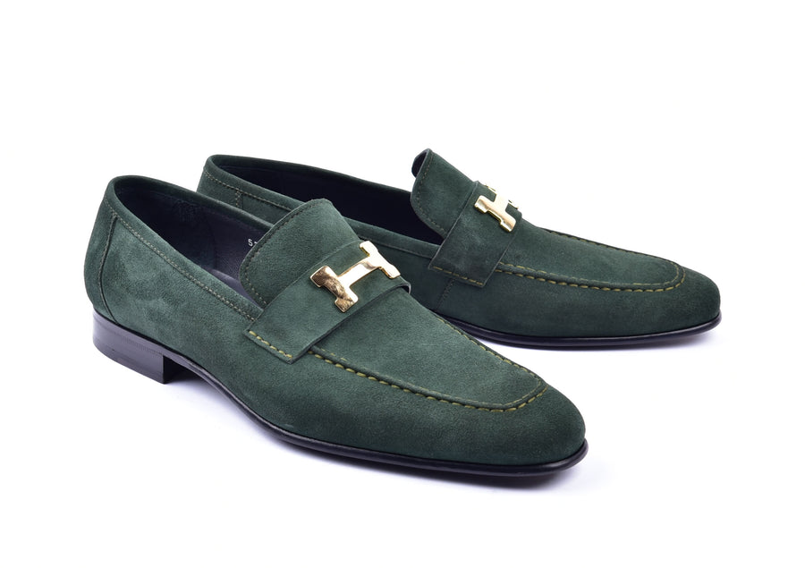Corrente Suede Loafer Green