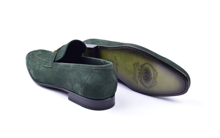 Corrente Suede Loafer Green