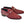 Load image into Gallery viewer, Corrente Woven Calfskin &amp; Suede Slip-On Shoe Burgundy
