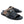 Corrente Perforated Calfskin Sandal Navy
