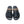 Corrente Perforated Calfskin Sandal Navy