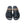 Load image into Gallery viewer, Corrente Perforated Calfskin Sandal Navy
