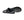 Corrente Linen & Shiny Calfskin Sandal Black