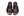 Corrente Crocodile Printed Calfskin Sandal Burgundy