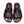 Corrente Crocodile Printed Calfskin Sandal Burgundy