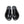 Corrente Exotic Printed Calfskin Sandal Black
