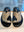 Corrente Exotic Printed Calfskin Sandal Taupe/Black