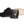 Pelle Exotics Ostrich Quill Lace-Up Oxford Black