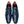 Pelle Exotics Ostrich Quill Lace-Up Oxford Blue