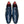 Load image into Gallery viewer, Pelle Exotics Ostrich Quill Lace-Up Oxford Blue
