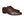 Pelle Exotics Ostrich Quill Lace-Up Oxford Brown