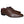 Pelle Exotics Ostrich Quill Lace-Up Oxford Brown