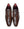 Pelle Exotics Ostrich Quill Lace-Up Oxford Brown