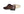Pelle Exotics Ostrich Quill Lace-Up Oxford Brown